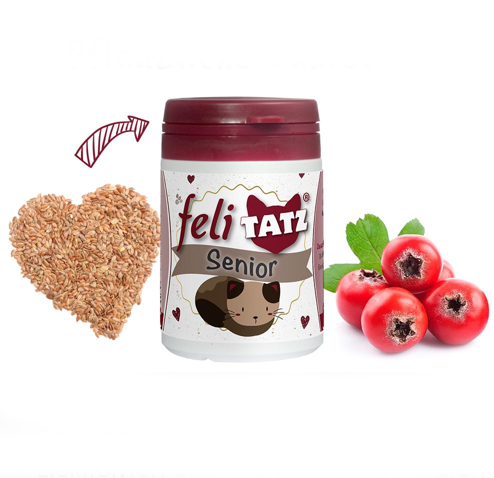 feliTATZ Senior 25 g - Para el apoyo nutricional en casos de debilidad general y en la vejez.