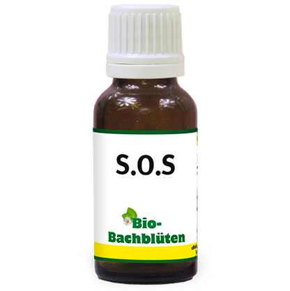 Organiskās Baha ziedu zāles (Bio) SOS 10, 20 ml 