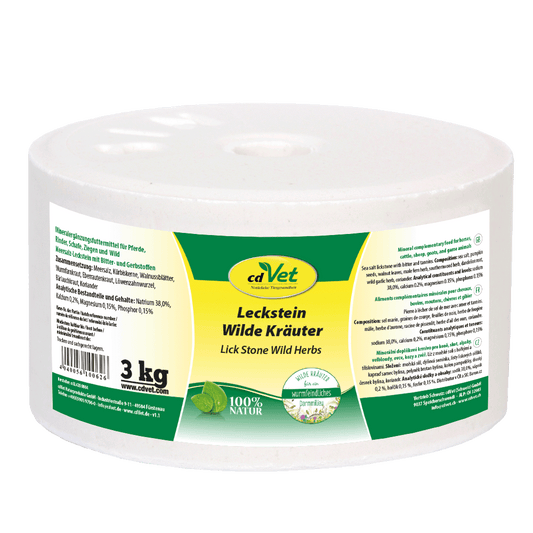 Bloque de Sal (para lamer) Hierbas Silvestres 3 kg