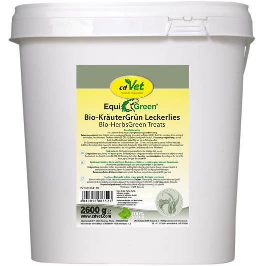 EquiGreen Golosinas de Hierbas Verdes Orgánicas 2,6 kg