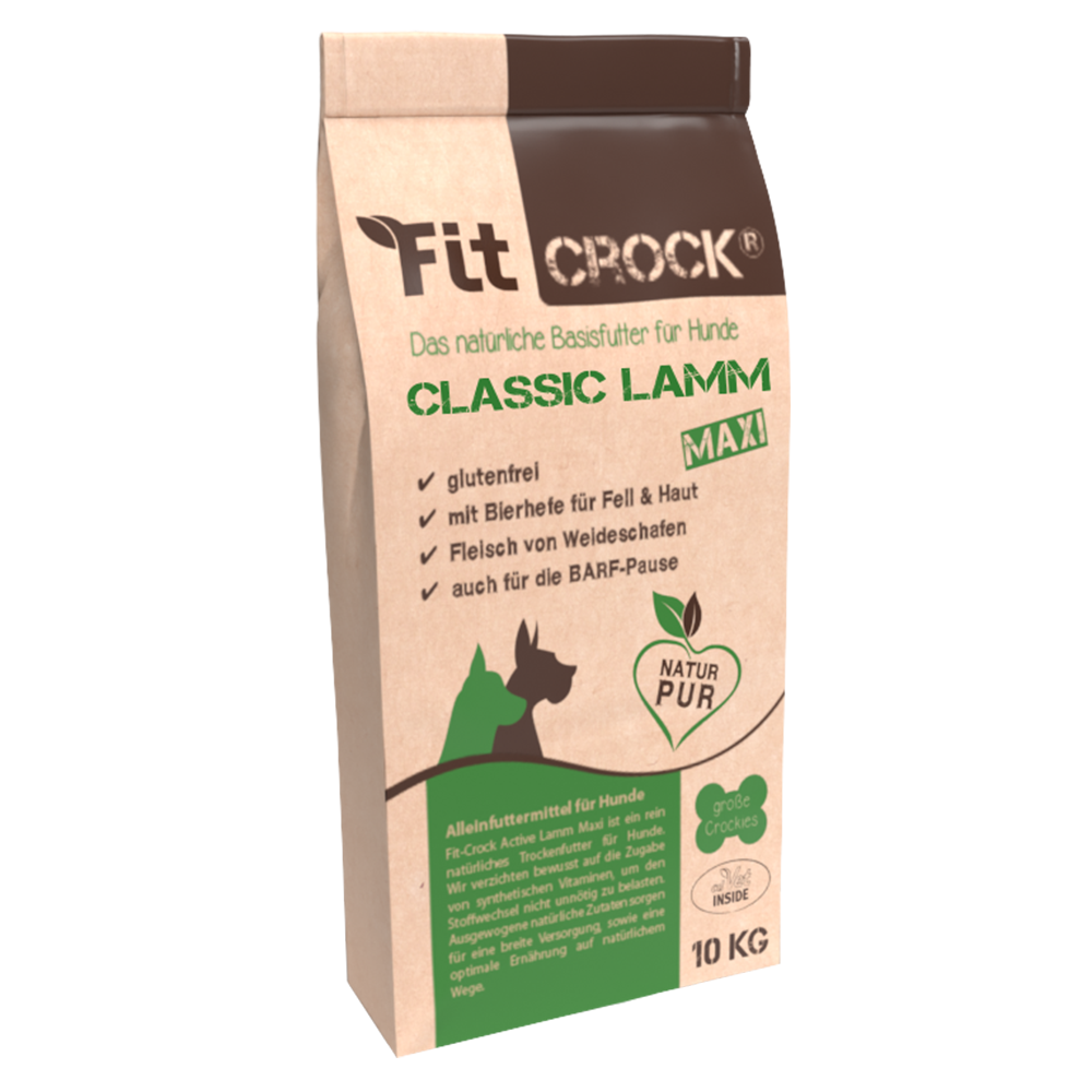 Fit-Crock Classic Lamb Maxi pilnvērtīga suņu barība