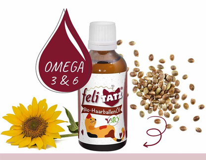 feliTATZ organiskā spalvu kamolu eļļa 50ml 