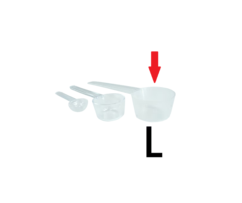 Cuchara dosificadora L, 20 ml